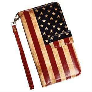 Samsung Galaxy S7 Edge Double Shuffle luksusetui med USA flag